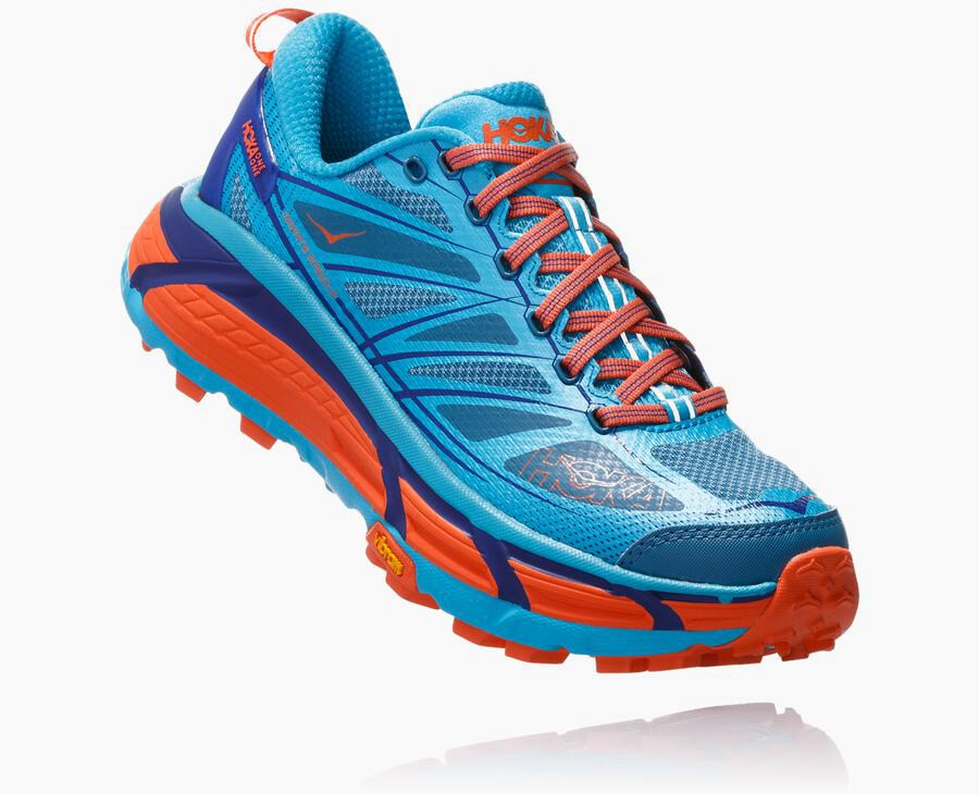 Tenis Hoka One One Trail Mujer Azules - Mafate Speed 2 - IKHF51673